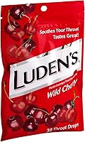Vista 5 de Luden's Wild Cherry Cough Throat Drops Pectin Lozenge/Oral Demulcent 30-Count per pack 3-Pack