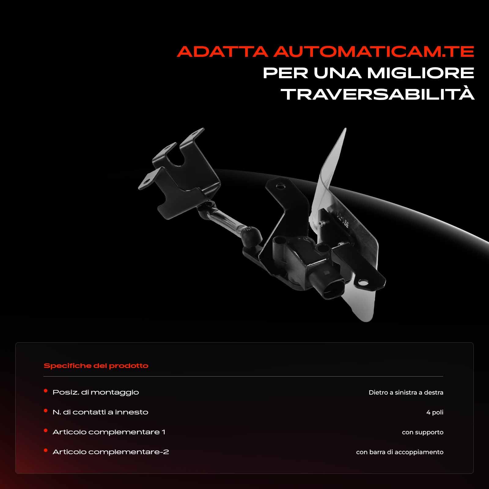 Frankberg Sensore di livello sensore di altezza | Compatibile con: P.a.s.s.a.t Van/Station wagon 365, Golf Van VI Variante AJ5, P.a.s.s.a.t 362, P.a.s.s.a.t Variant 3G5 CB5