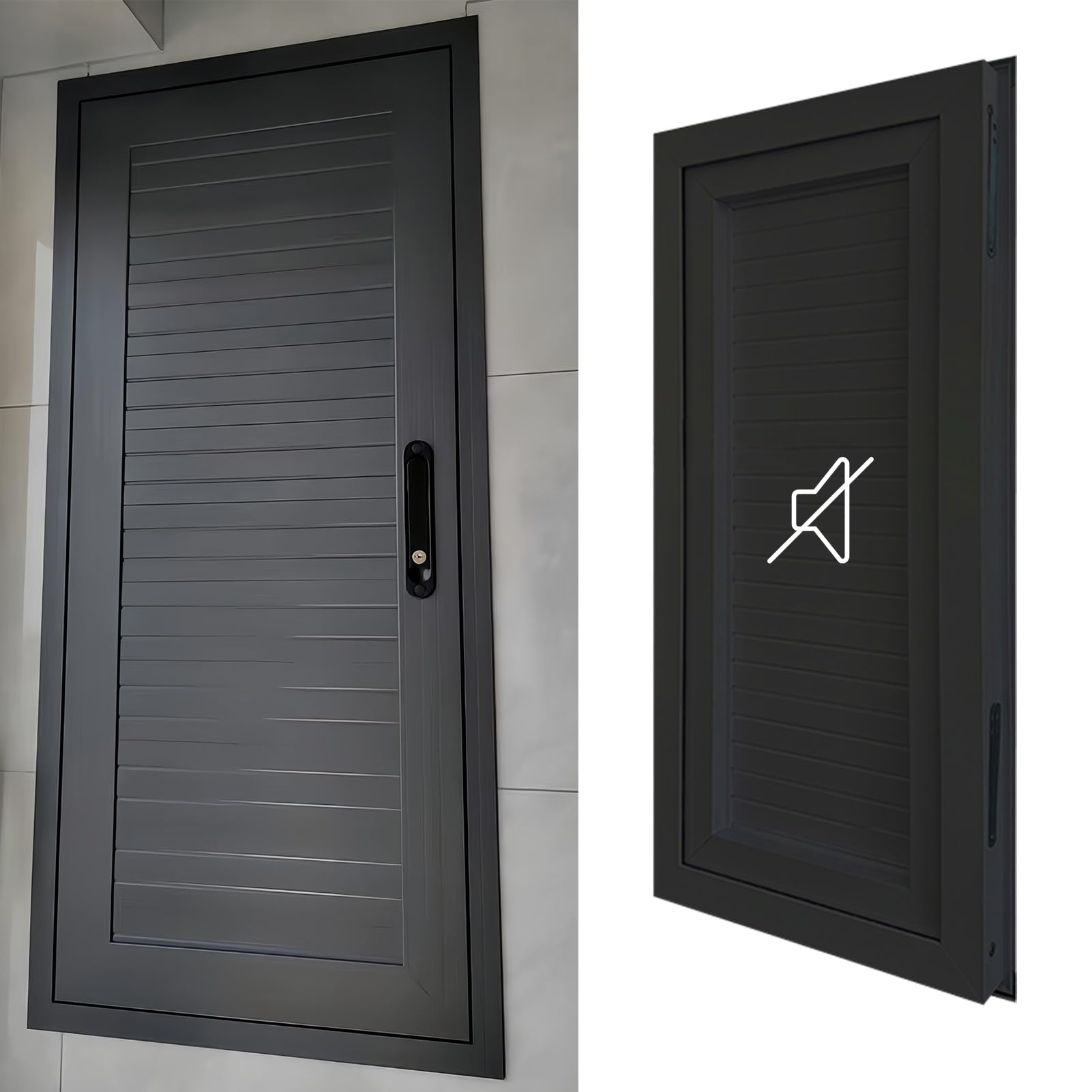 Trappe de visite plomberie CVC grand format 700x700mm isolante