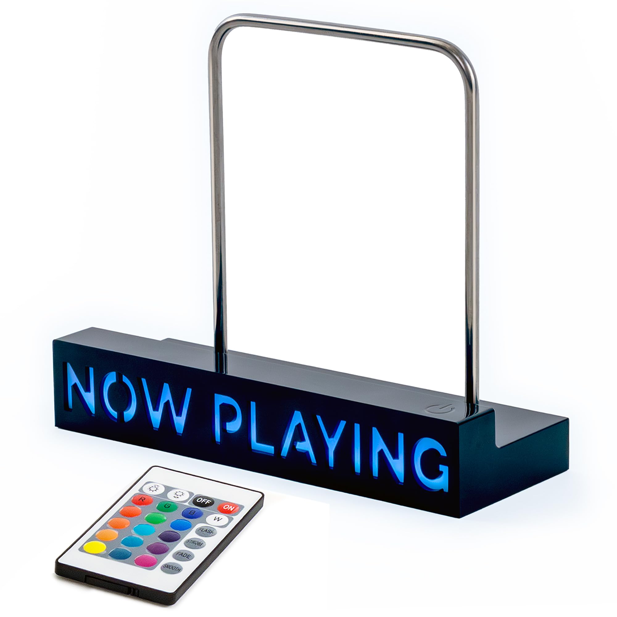 Amazon.com: LED Light Up Now Playing Vinyl Record Stand Wall Mount ...
