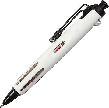 Tombow 56068 AirPress Ballpoint Pen, White, 1-Pack. Pressurized Pen Easily Writes Overhead and on Wet Paper