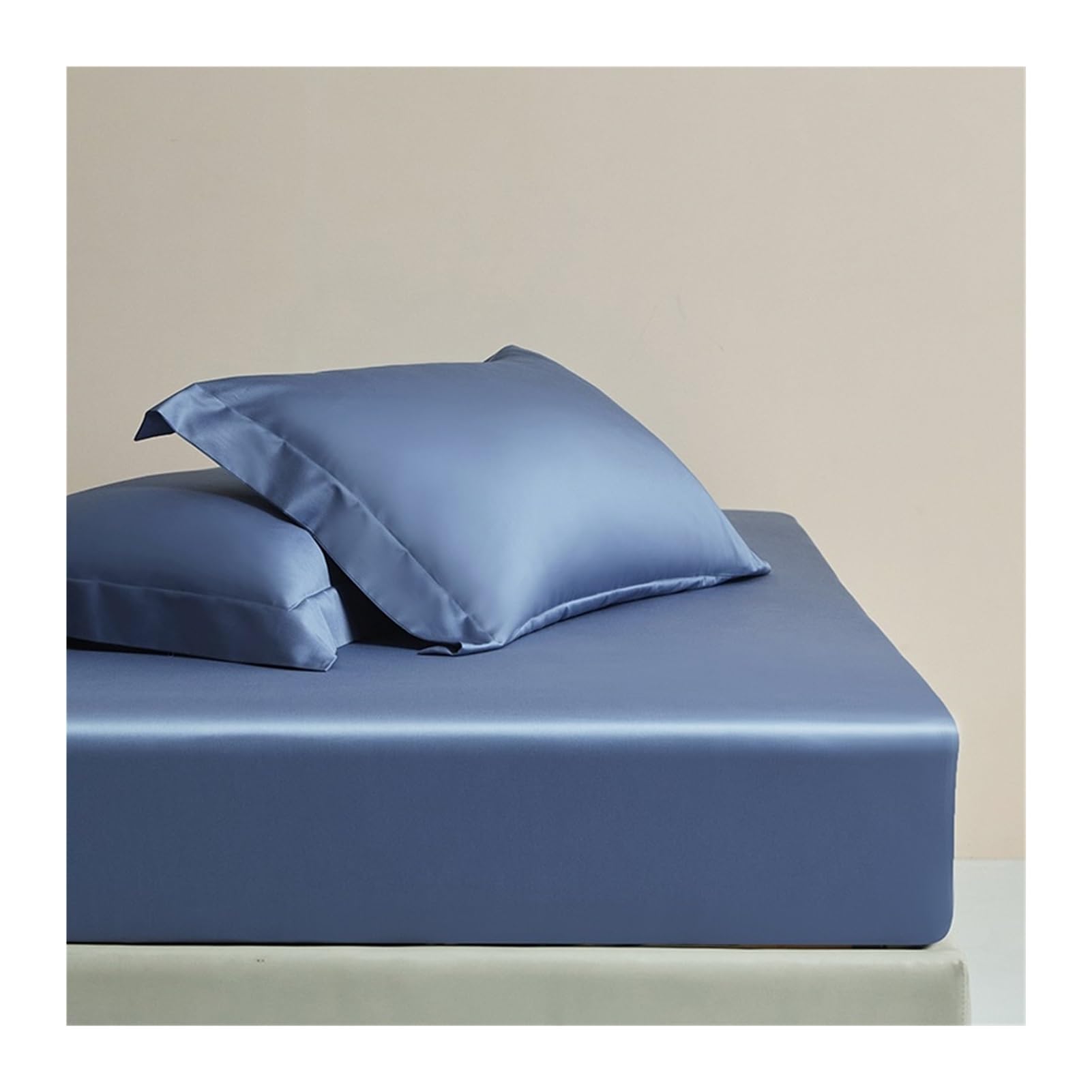 Drap-housse coton 1000 fils à poches profondes pour matelas épais