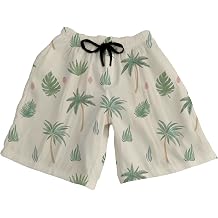 Swim Trunks Men with Pockets Palm Leaf Mexico Board Shorts Swim Bathing Suit Western Swimwear