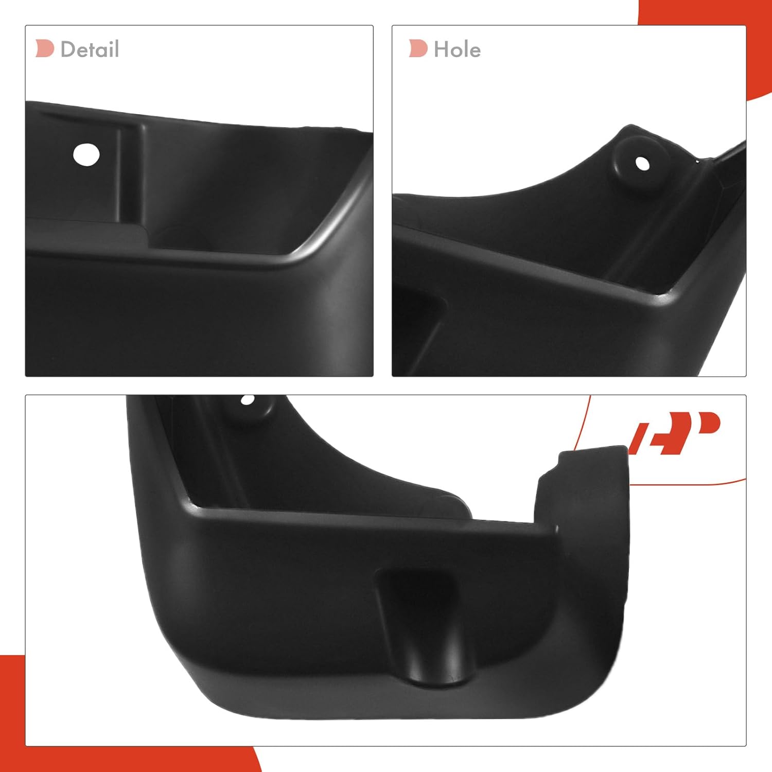 A-Premium Set of 4PCS Mud Flaps Splash Guards Mudguards Mudflaps with Hardware Kits Accessory Compatible with Subaru Forester 2009-2013, Sport Utility, Front and Rear (Driver & Passenger Sides)