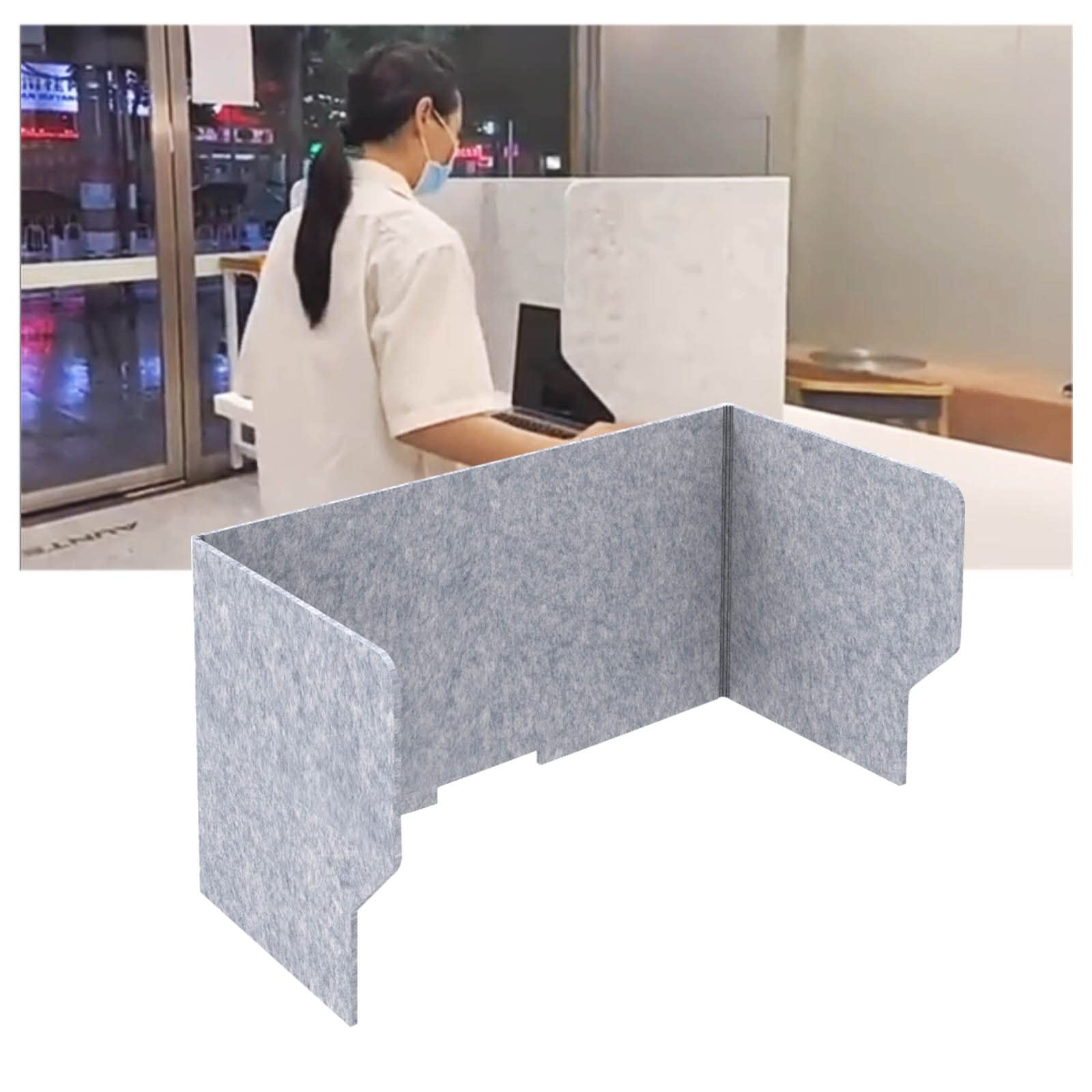 Buy Sound Dampening Desk Dividers Desk Panel, Freestanding Office
