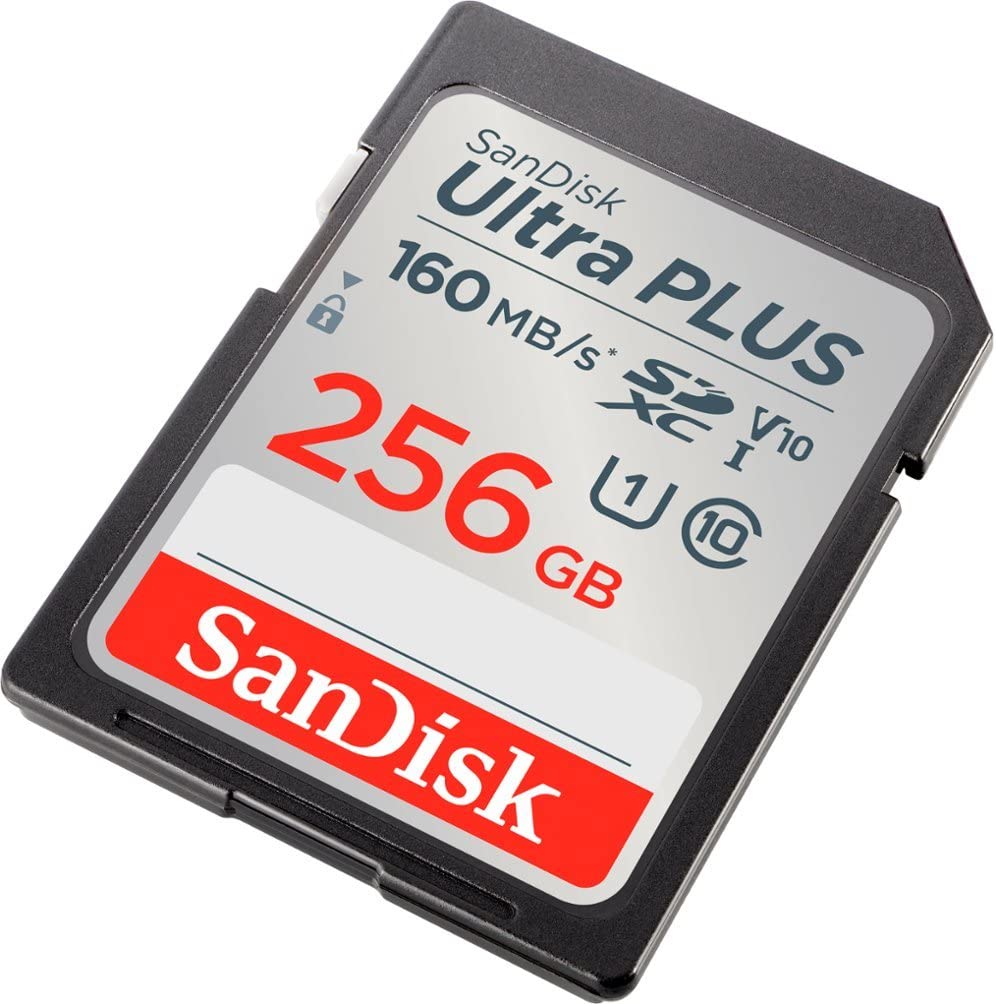 Amazon | SanDisk - Ultra Plus 256GB SDXC UHS-I メモリーカード 