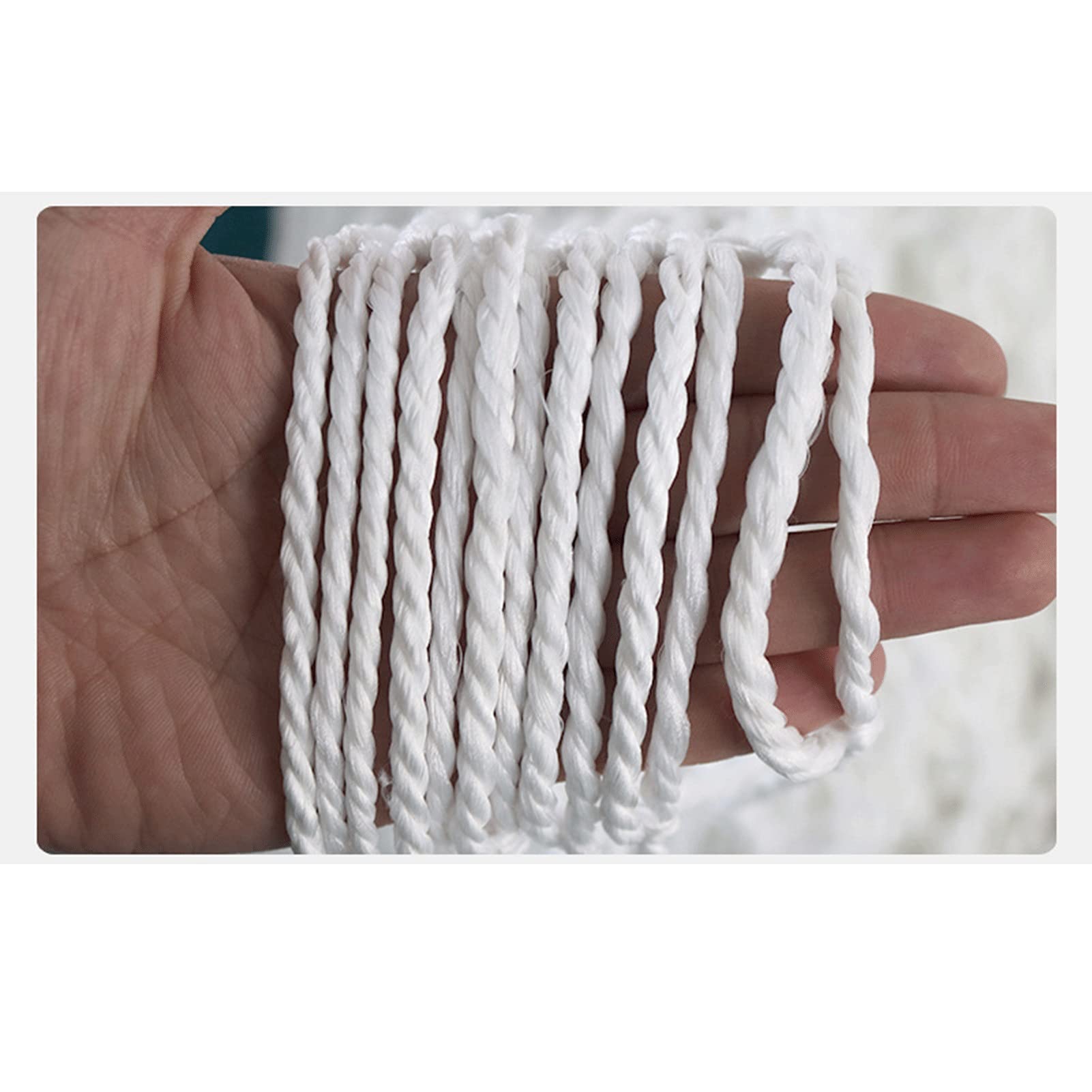 Outdoor Schutzgitter Sicherheitsnetz für Balkon und Treppenschutz, Absperrung mit dekorativem Schaukelseil Design