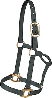 Mustang Manufacturing Company Yearling Traditional Nylon Halter Black