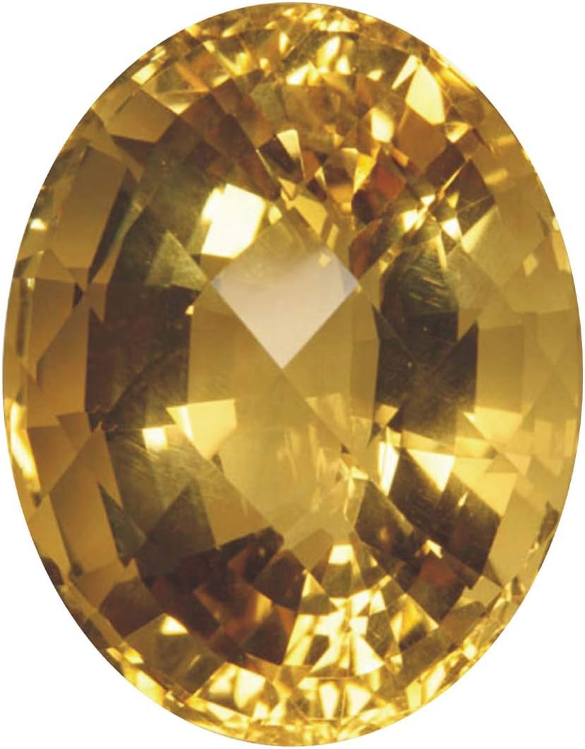 TEJVIJ AND SONS Certified Yellow Topaz Gemstone
