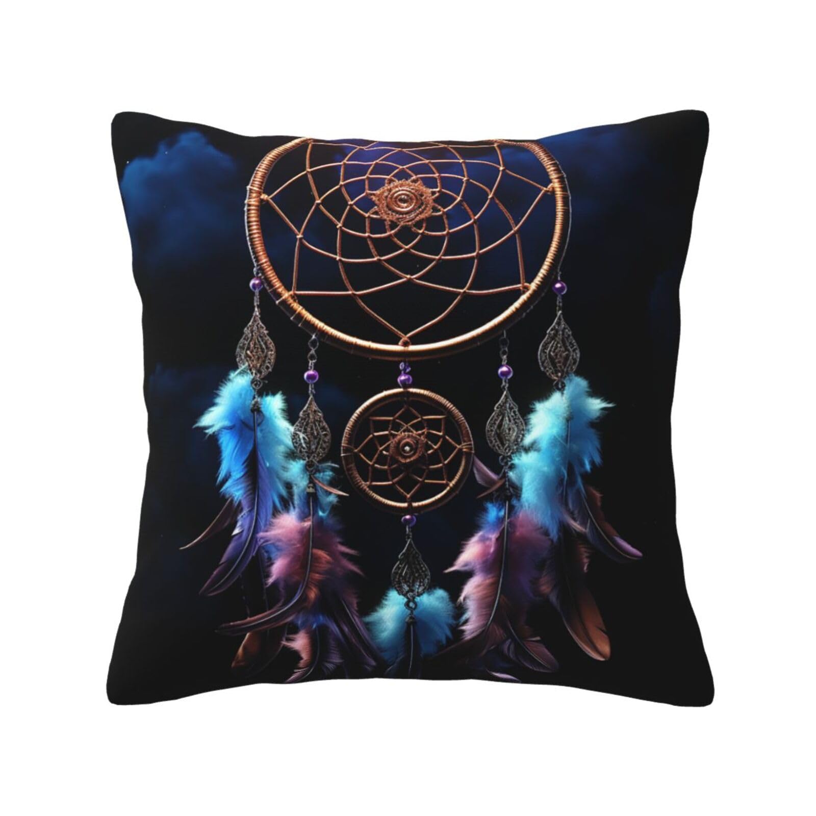 FodPand Dream Catcher Throw Pillow Covers 16"X16" Super Soft Cozy Pillows Case Morden Decorative Cushion Cover for Sofa Couch Bed Home Decor