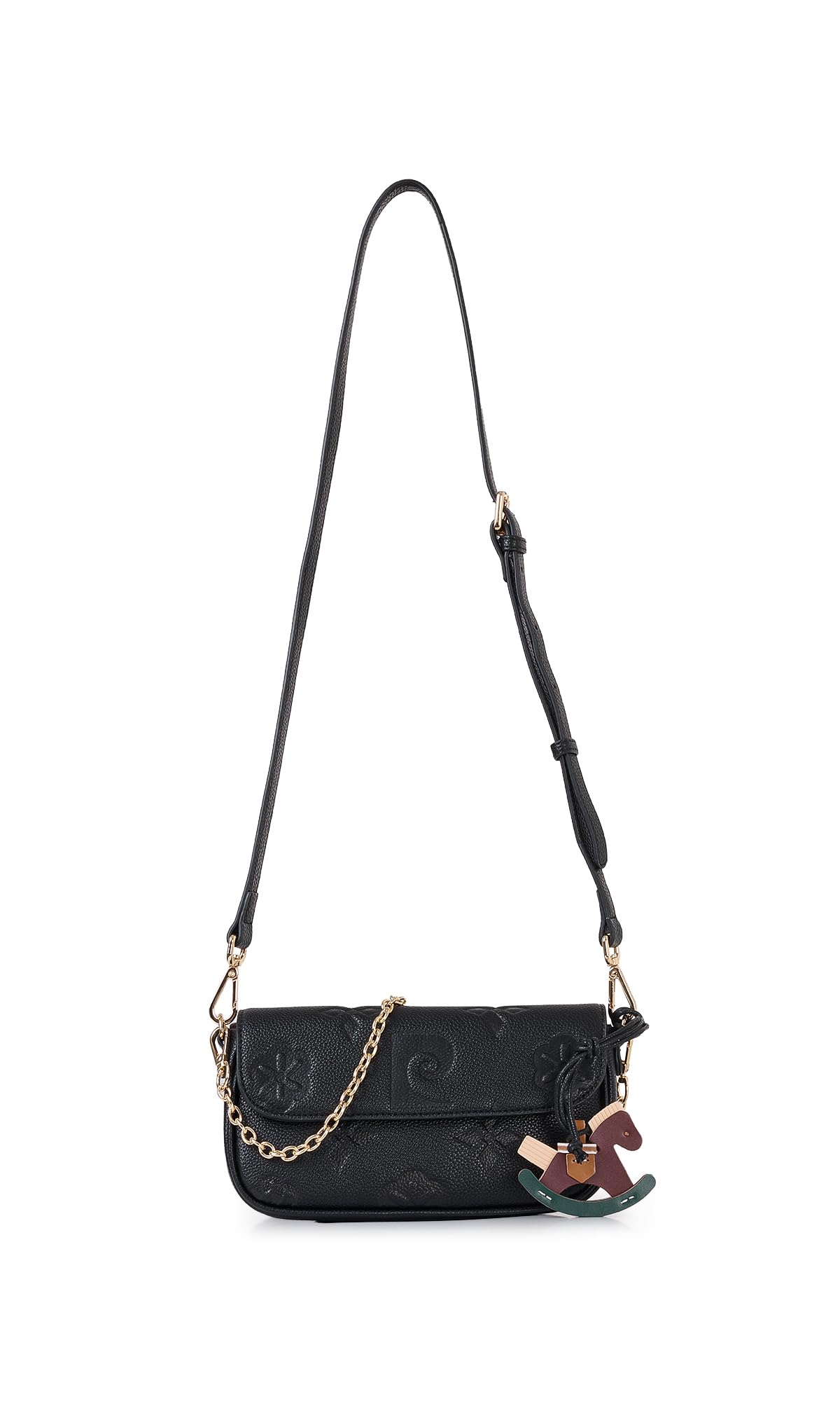 Suni Deri Polyester, SİYAH, 22x11x4