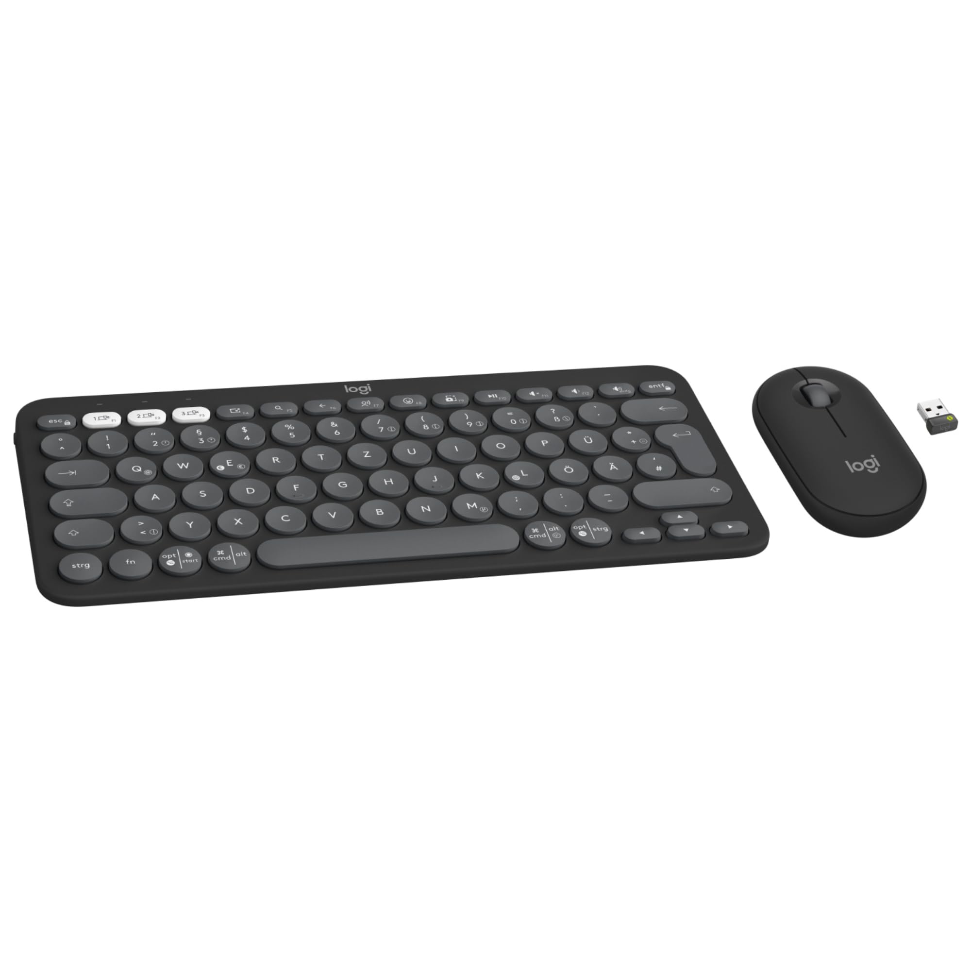 Logitech Pebble 2 Combo QWERTZ German Layout - Dettaglio