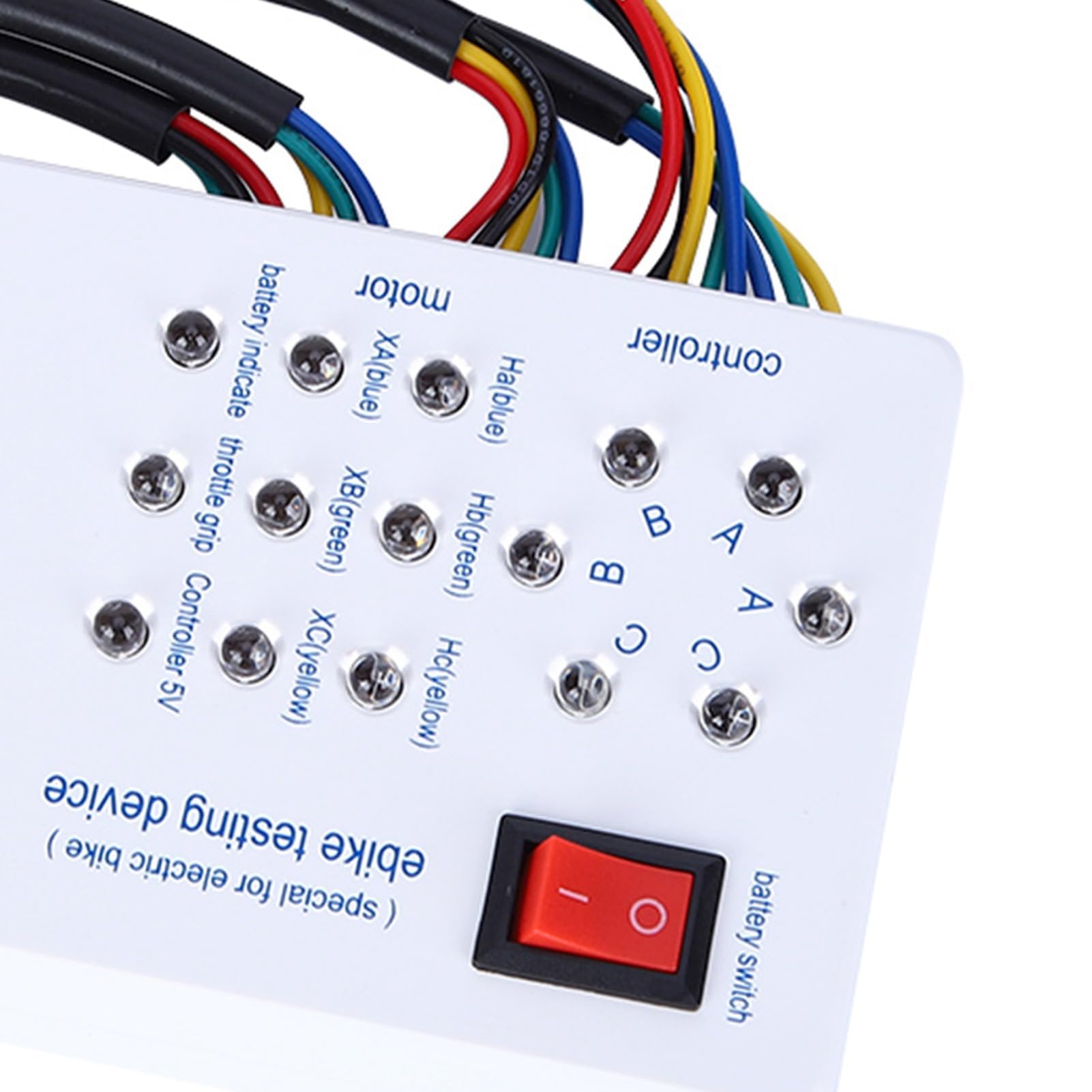 Tester per Motori Brushless, Rilevatore di Scooter 115x80x26mm Tester Preciso per Motori Brushless per la Diagnosi dei Motori di E-bike Rilevatore di Motori per Veicoli