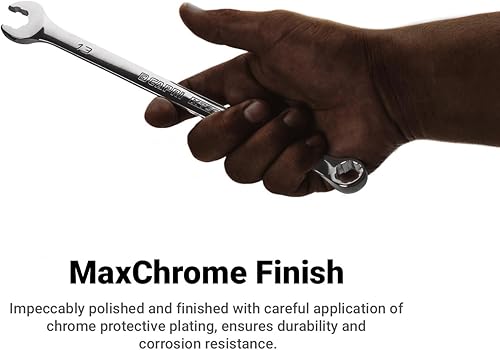 Miniatura 4 de Capri Tools XT90 WaveDrive Pro - Juego de llaves combinadas para tornillos regulares y redondeados (12 piezas métricas (rechonchas)  bolsa