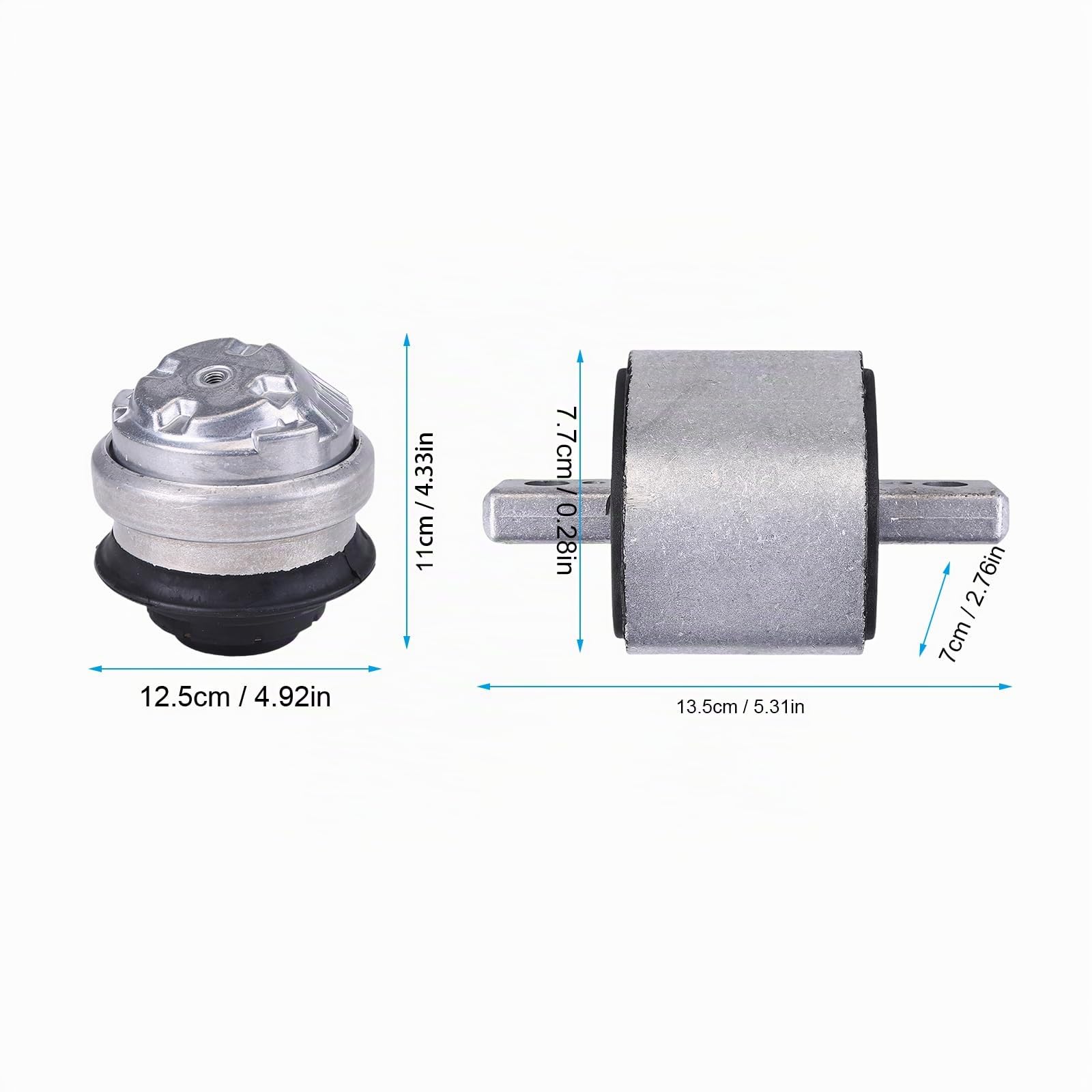 3 unidades de soportes de motor, 36918 38865 36363, apto para Mercedes-Benz W203 CLK C209 W211 Motor Compatible con 2003 2004 2005 2006 2007 2008 2009