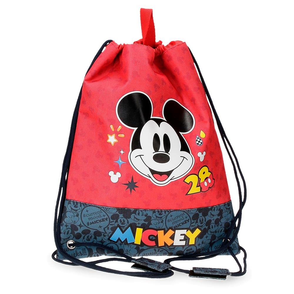 Disney Mickey Get Moving backpack kindergarten Multicolor 19x23x8 cm, Colourful, snack backpack