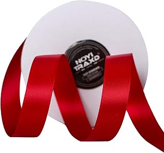Sponsored Ad - NOYI TRAXD 20 Yards Red 5/8 inch Wide Double Faced Polyester Satin Ribbon for Craft,Wedding,Gift Wrapping,B...