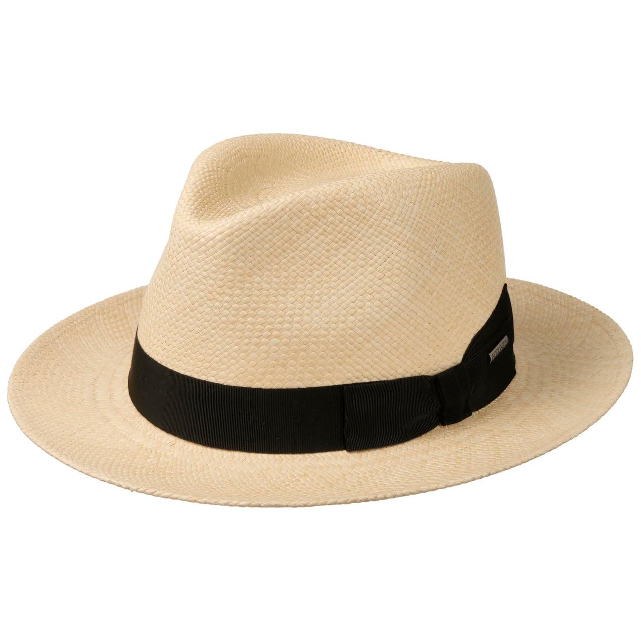 CAPPELLISHOP Valeco Cappello Fedora Paglia Panama Intreccio Brisa Protezione UV 40 Prodotto in Italia Unisex Primavera Estate
