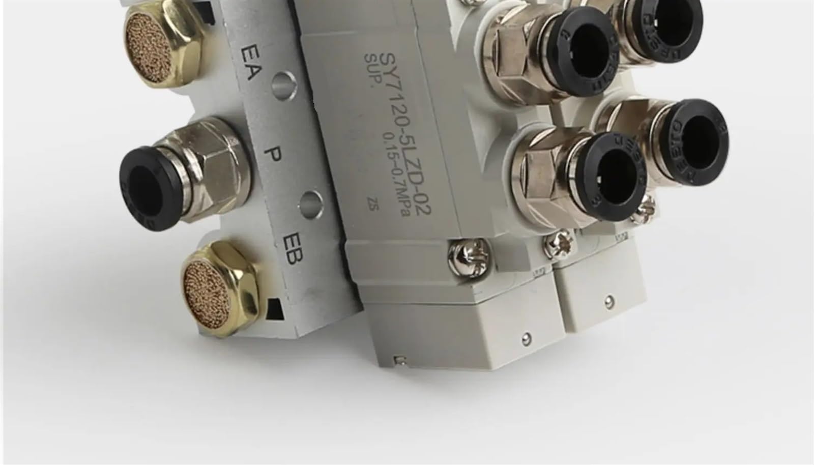 Válvula Solenoide Combinación DC12V DC24V AC220V AC110V Control Cilindro