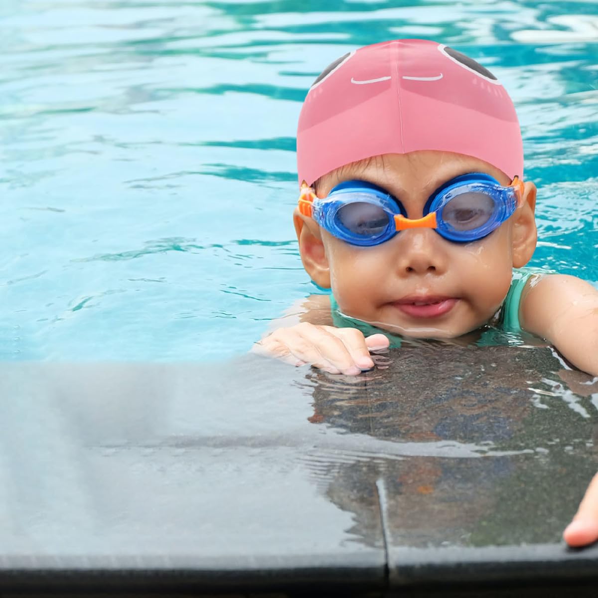 BESPORTBLE Cuffia Da Nuoto Occhialini Da Nuoto Per Nuotata Cuffie Da Nuoto Cappello Da Nuoto Berretto Cappelli Piscina Per Cuffia Per Gel Di Silice