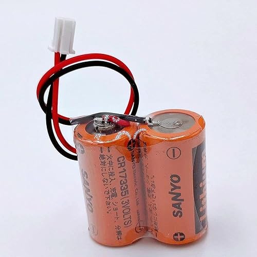 Miniatura 6 de Batería de 1800 mAh 6 V MR-BAT6V1 2CR17335A WK17 PLC para controlador Mitsubishi M80 MR-J4 Servo System con enchufe blanco