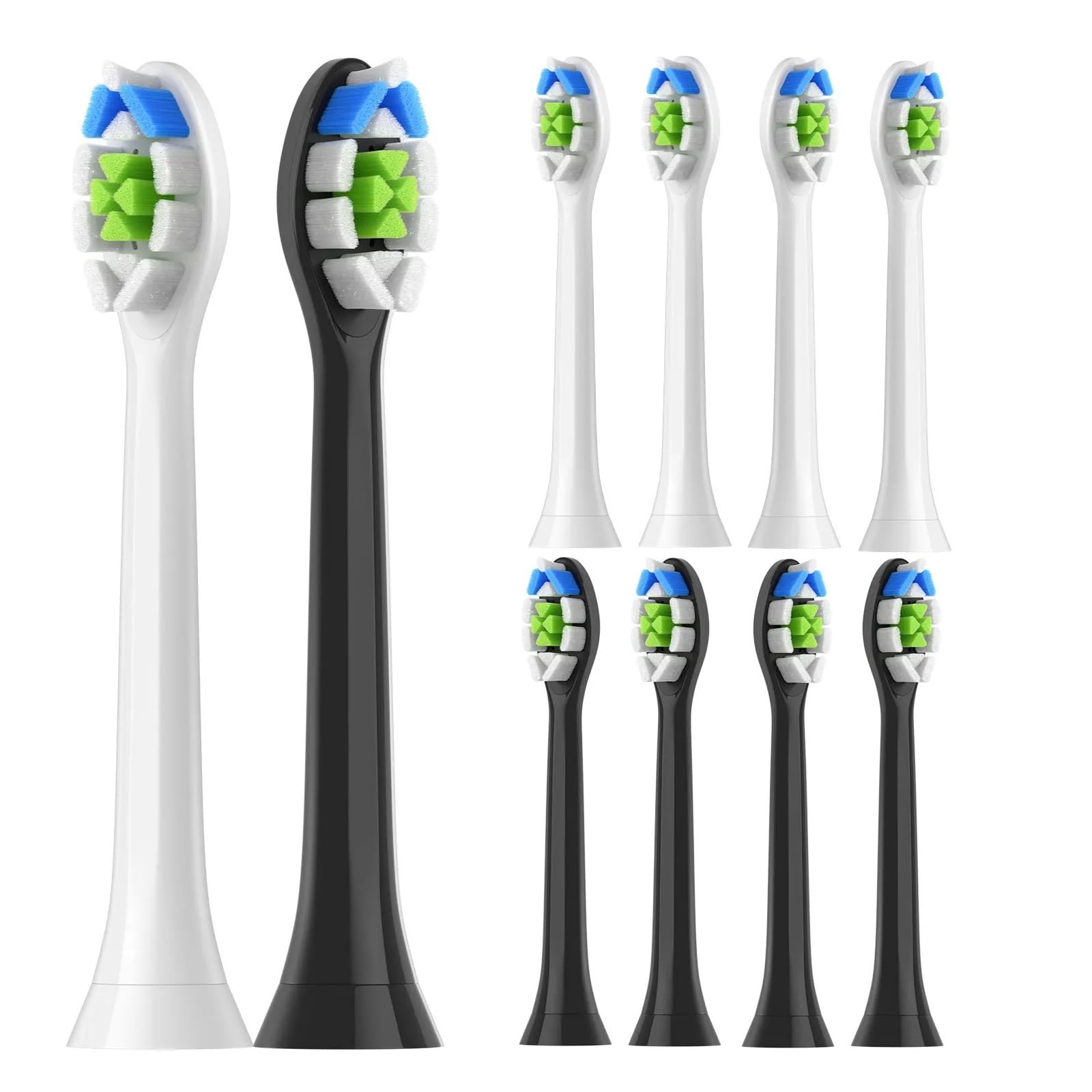 Testine di ricambio for spazzolino da denti 8 pezzi, compatibili con testina for elettrico
