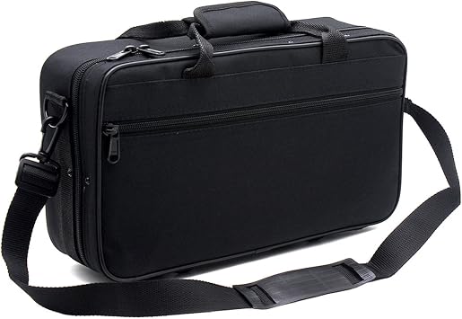 storage bag,HUIOP Clarinet Box,Bb Clarinet Case Gig Bag Backpack Box Water-resistant 600D Foam Cotton Padding with Adjustable Single Shoulder Strap