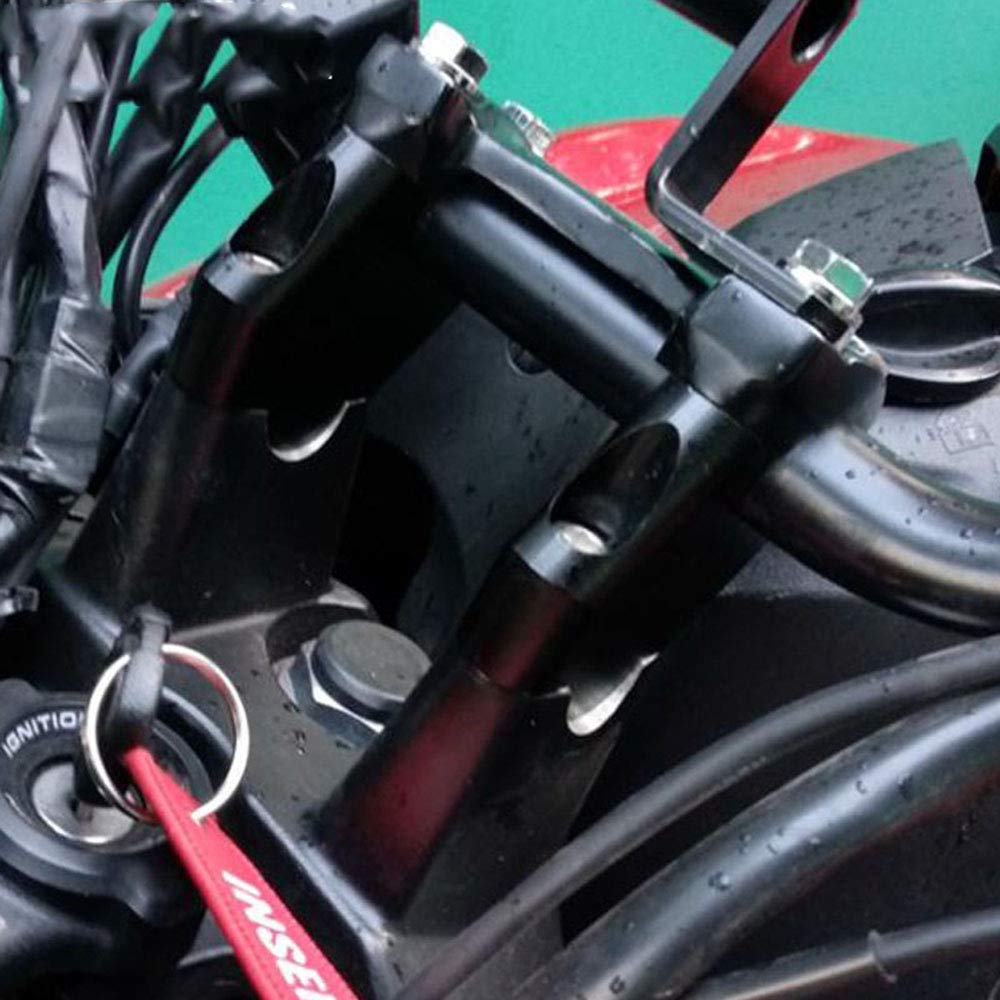 Fast Pro Support d’élévation pour guidon de moto, noir, pour Suzuki GSF 1250S 1250 S SV650 SV1000 SV 650 1000 DL250 DL 250 V-STROM 250 GW 250S GW250 S 250F GW250S