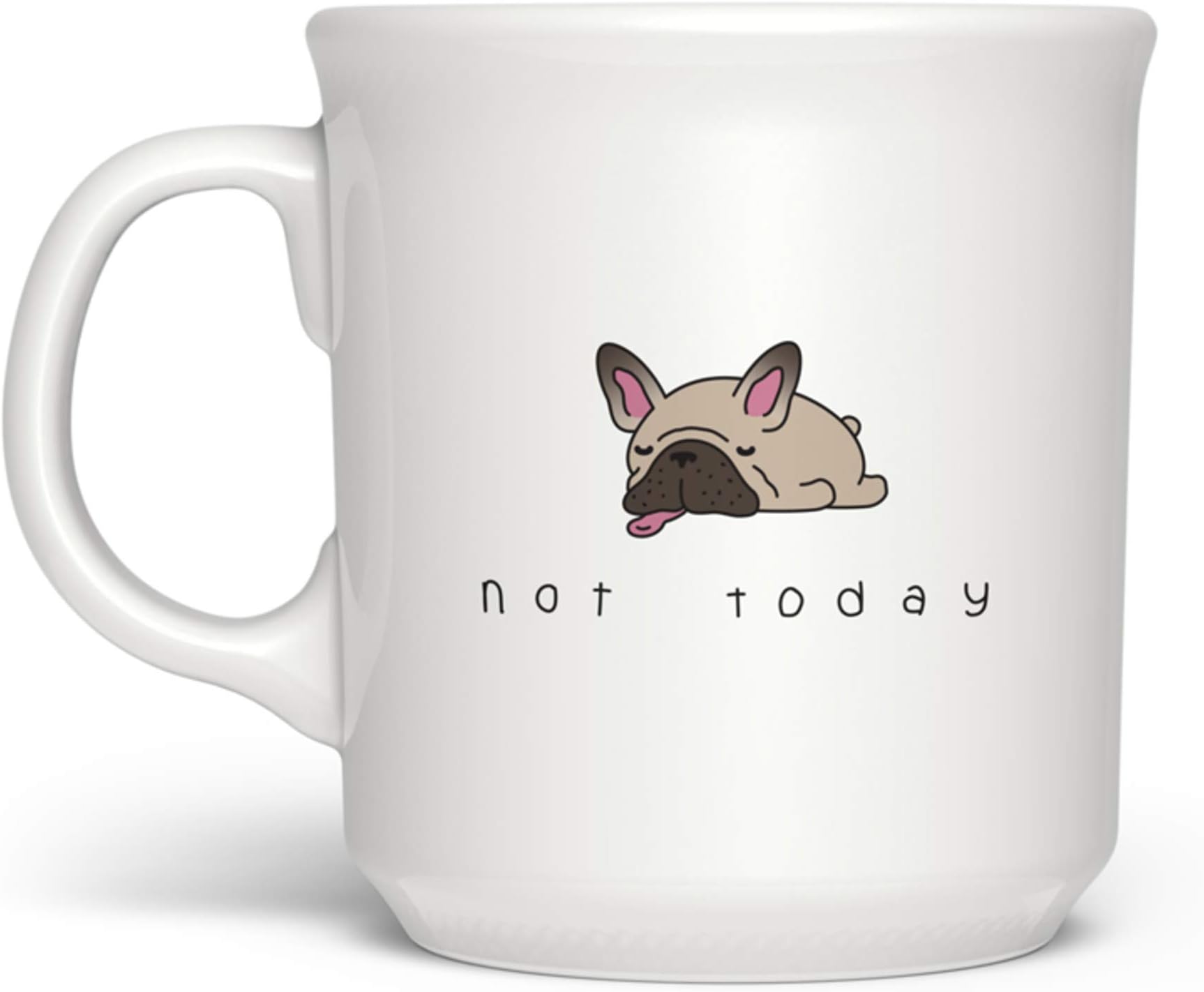 Genuine Fred SAY ANYTHING MUG, NOT TODAY, 16 Ounce Ceramic Mug, Multicolor, Dishwasher Safe