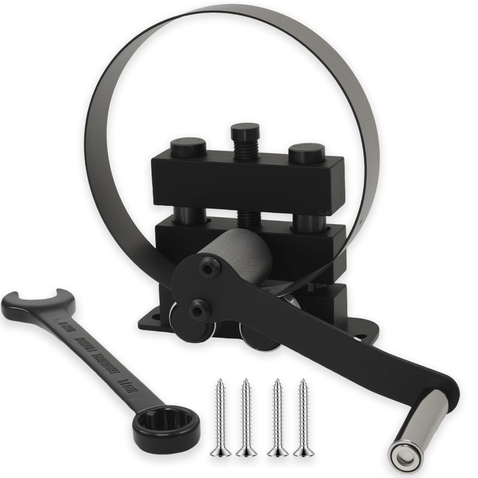 Metal Bending Machine,Manual Roller Operator,Manually Operated Ring Winder,Metal Bending,Steel Bar Molding Machine(circles up to 15 inches in diameter)