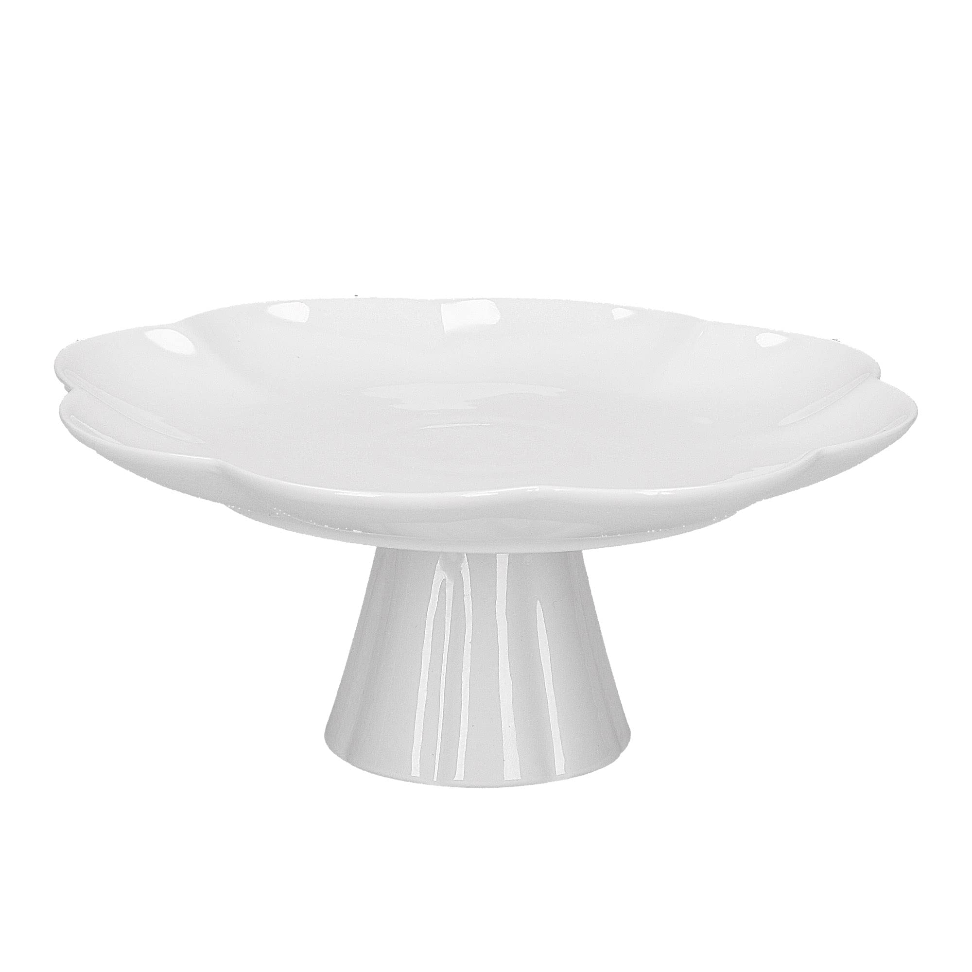 Porcellana GB Villadeifiori Plate with Stand, Porcelain, Multi-Colour, 0.1 x 0.1 x 0.1 cm
