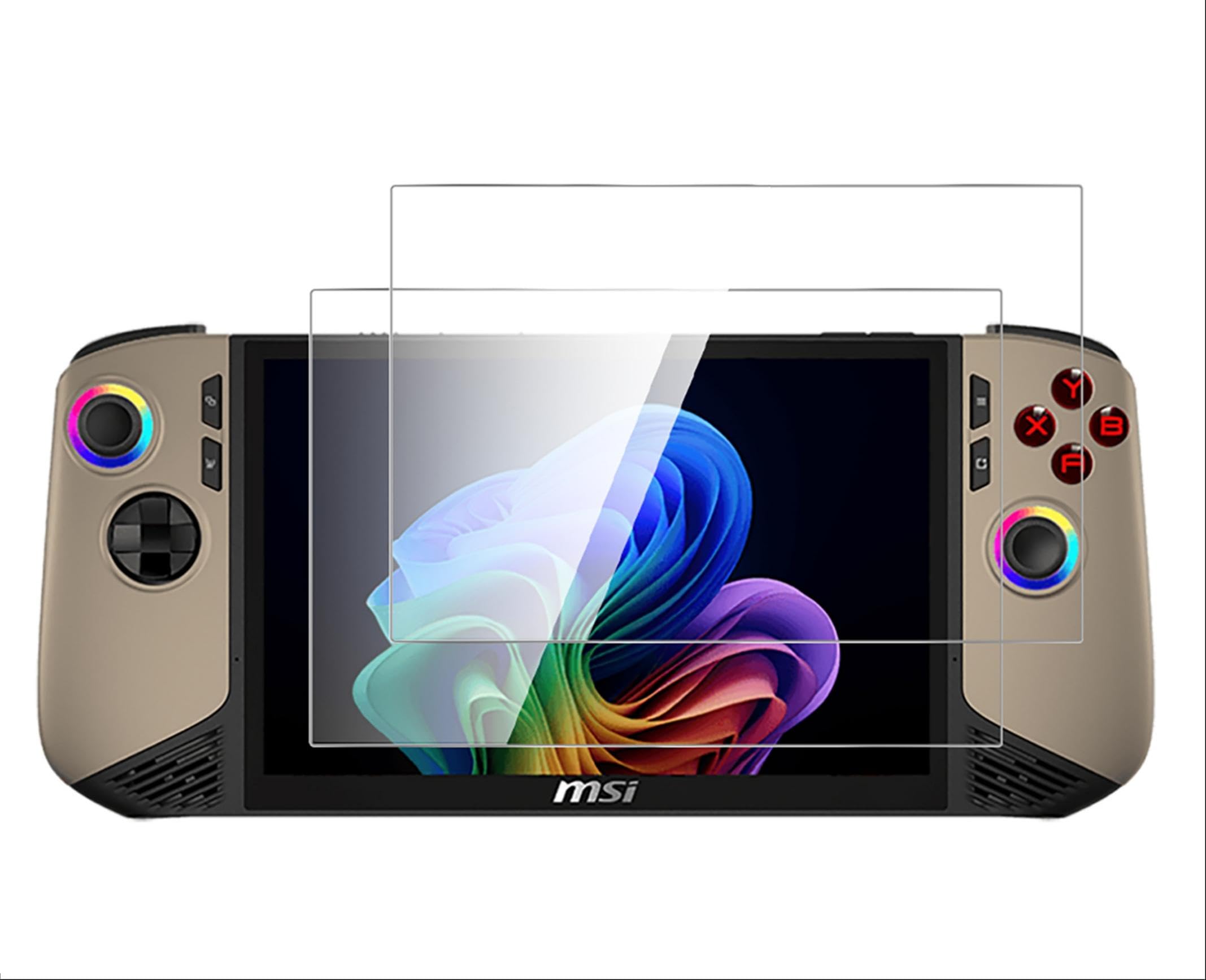 Verre Trempé Protecteur Pour MSI Claw A8 - 2 Pièces, Dureté 9H, Anti-reflet, Anti-traces, Facile à Poser