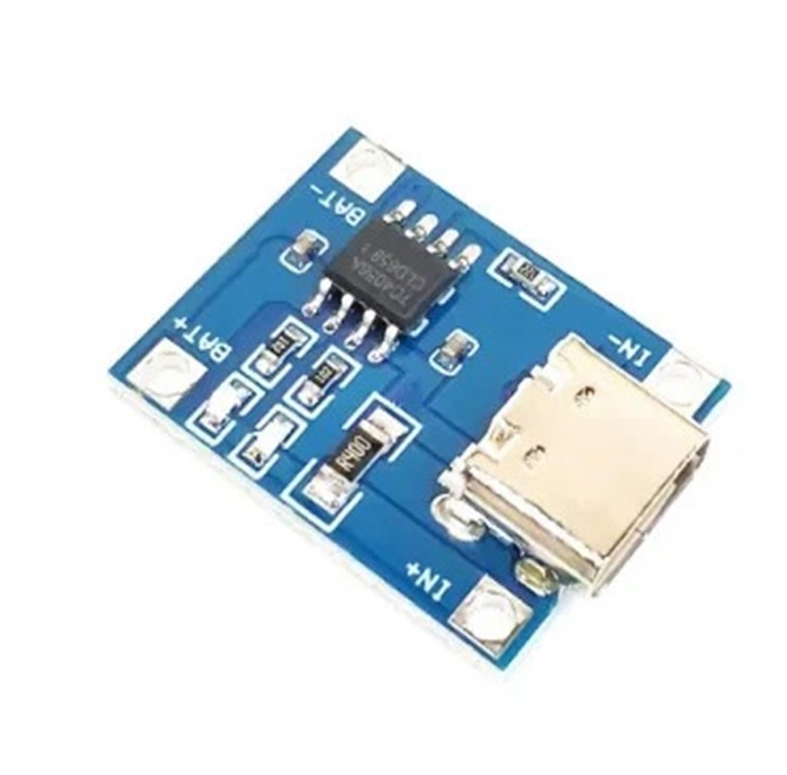 10PCS Type-C Micro 5V 1A 18650 TP4056 Lithium Battery Charger Module Charging Board with Protection Dual Function(TP4056 Type-C)