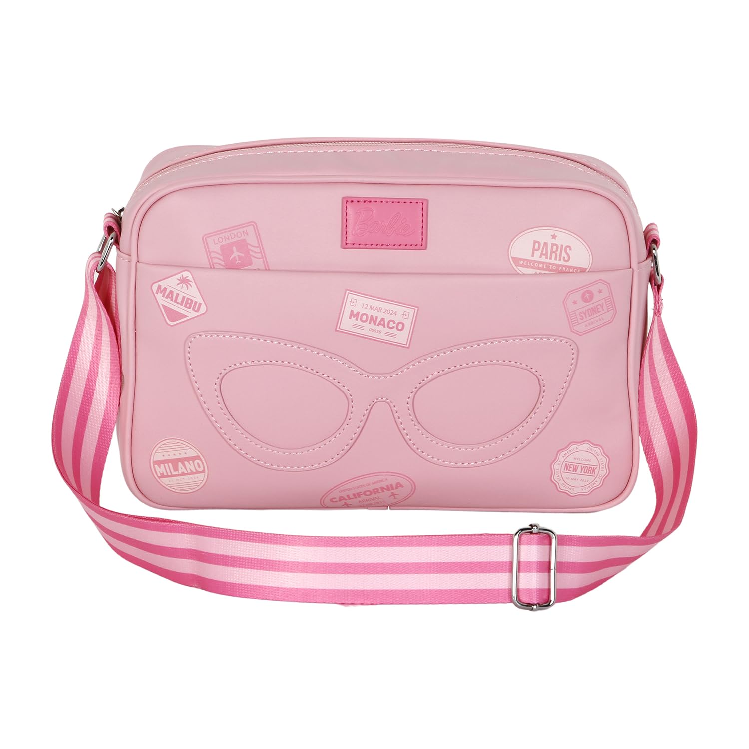 Barbie Travel-Torebka na Ramię Fashion, Różowa, 34 x 23 cm