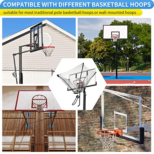 Basketball Rebounder Return System With 180° Basketball Return Chute, Compatible With Indoor And Outdoor Basketball Hoops, Basketball Training Equipment For Shot Training Efficiency #TOP5