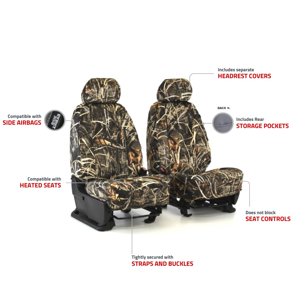 ShearComfort Realtree Custom Seat Covers Front Seats for 2006 Isuzu Ascender in Max 4 Waterfowl Sport