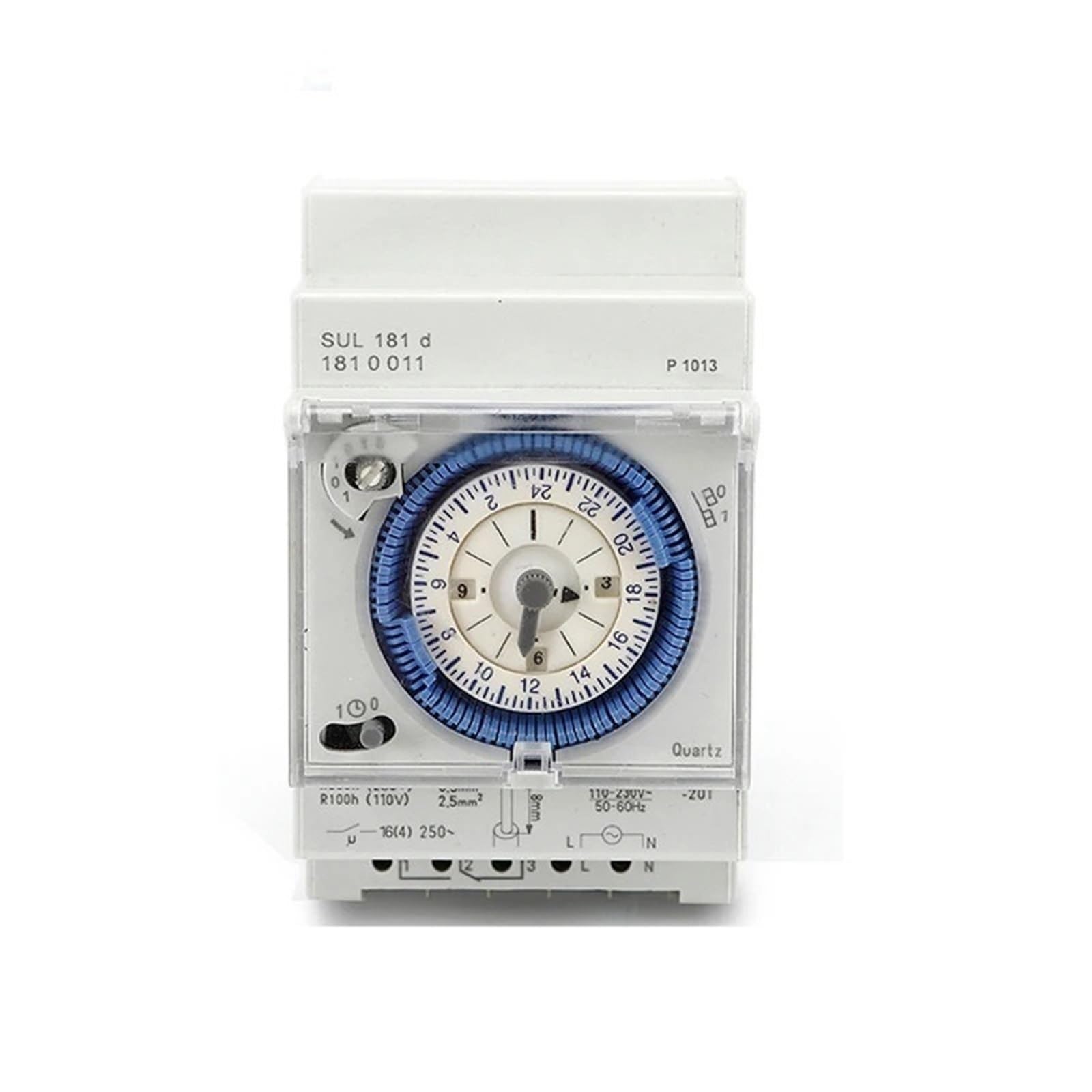 Neuester CE-zertifizierter mechanischer Zeitschalter SUL181D 96-maliges EIN-/Ausschalten pro Tag Zeiteinstellbereich 15-Minuten-Timer mechanischer 24-Stunden-Timer