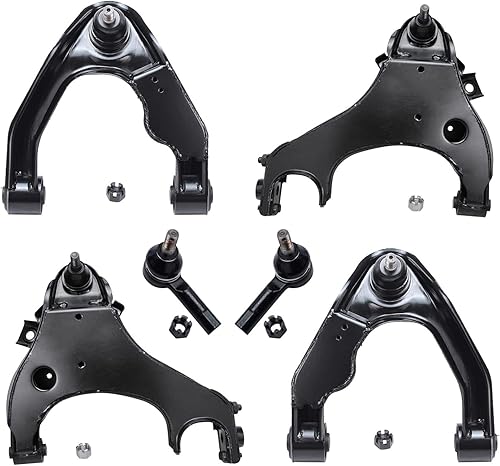 Miniatura 111 de Detroit Axle - Kit de brazos de control AWD para cargador Chrysler 300 Dodge Challenger Magnum, 2 brazos de control superiores delanteros con rótula