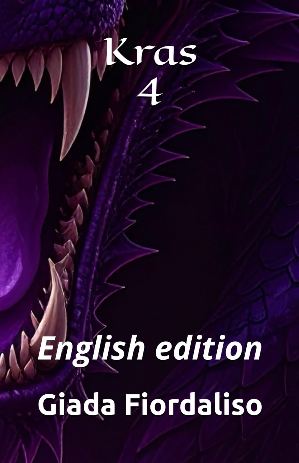 Kras - Special Edition Puzzle Cover of Volume 4 with Purple Dragon (The cover and the internal illustration are created only by placing the four volumes next to each other): English edition