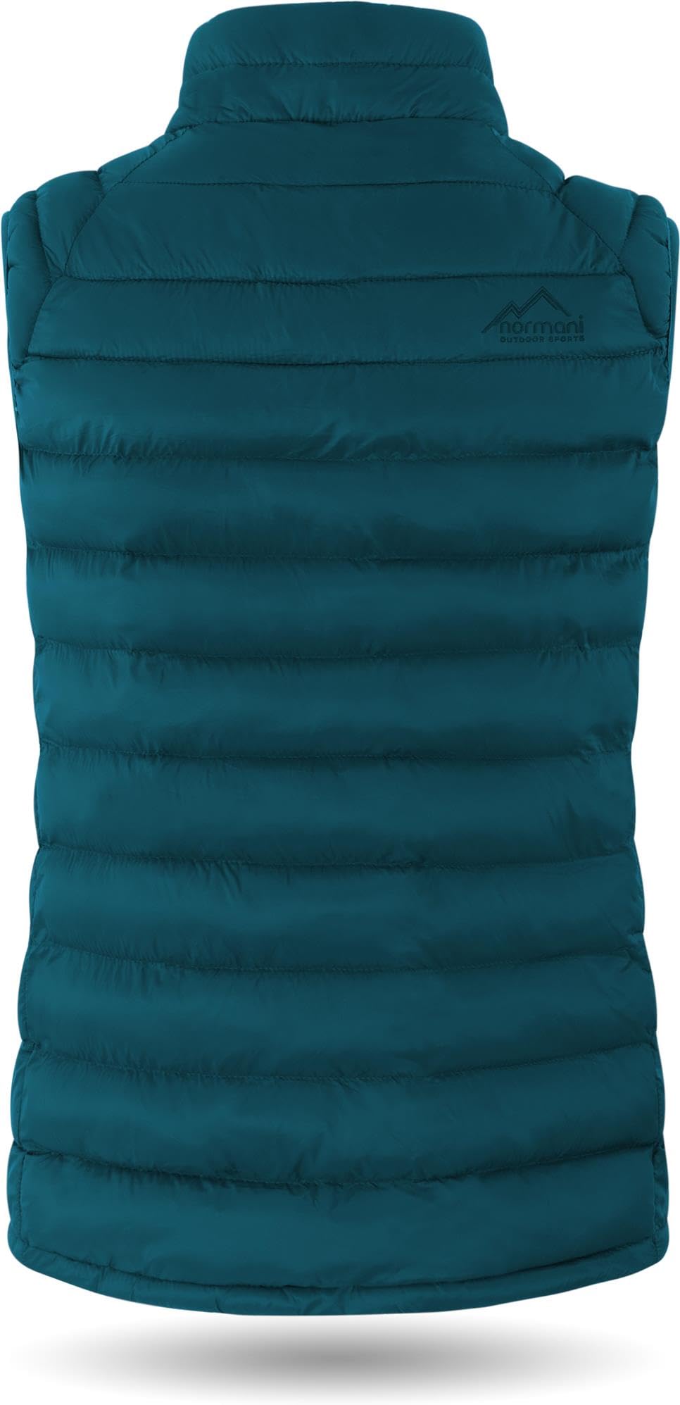 normani Wattierte Steppweste für Damen Winterweste Bodywarmer Sportweste mit Stehkragen und Seitentaschen - WINDDICHTE Outdoor-Weste Ärmellose Übergangsweste