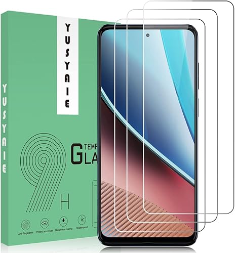 [Paquete de 3] Protector de pantalla de vidrio templado compatible con Motorola Moto G Stylus 5G/4G 2023 con película de vidrio transparente ultra