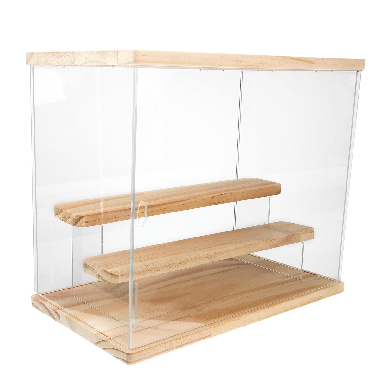 Vitrina Coleccionable de Acrílico 3 Capas y Gran Capacidad, Caja Expositora para Figuras y Muñecos de Juguete, Diseño Simple y Transparente para Decoración