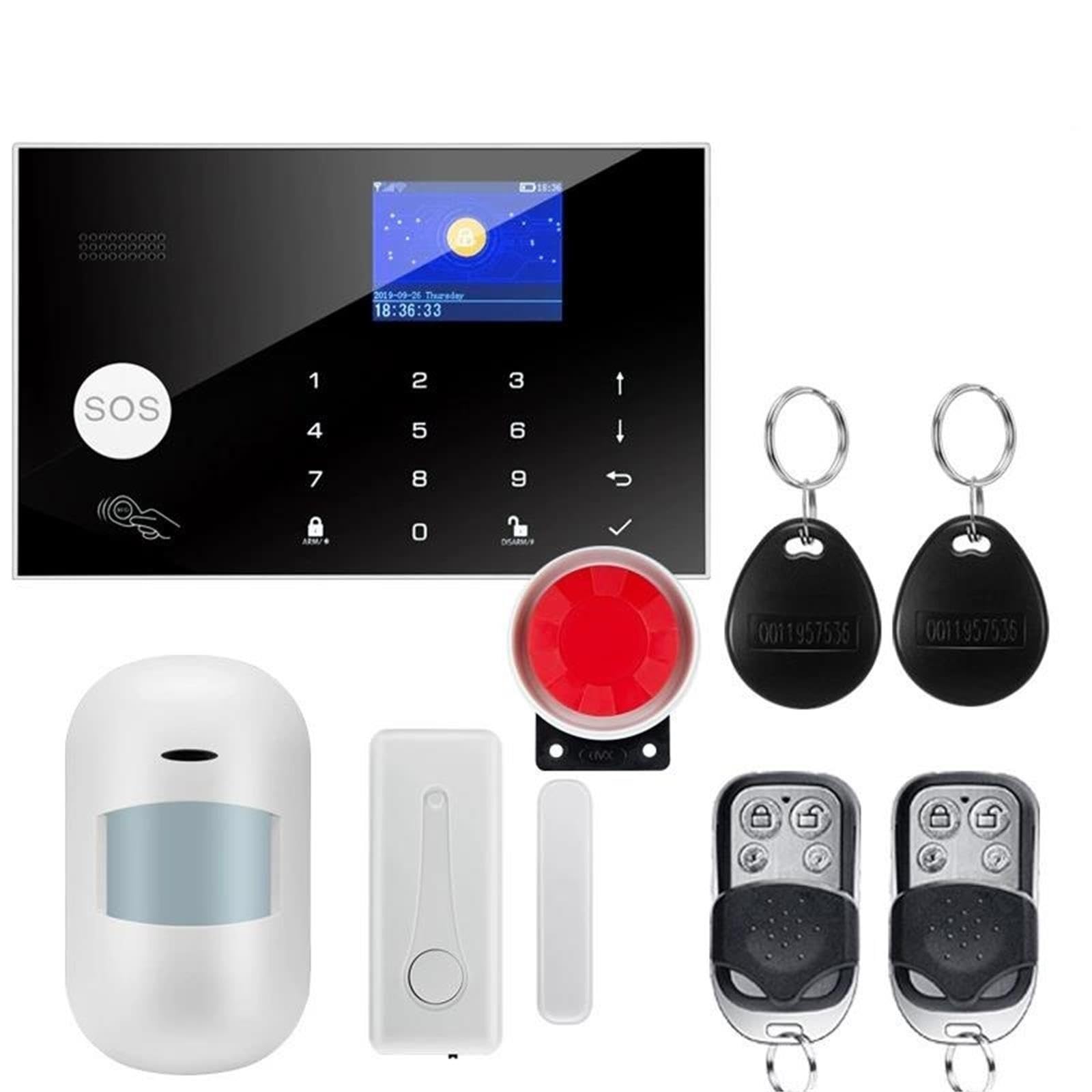 Allarme Di Sicurezza Domestica, Antifurto Wireless GSM Compatibile Con APP