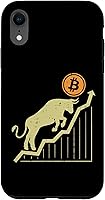 Vista 24 de iPhone 13 Pro Max Bitcoin Bull Graph Bullish BTC Crypto Crypto Cryptocurrency Trader Case