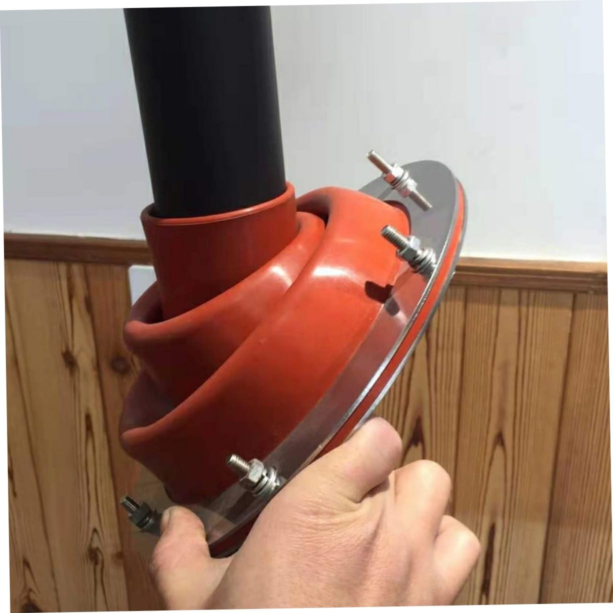 Flame-retardant -scald for Tent Stove Jack Chimney Cover Essential Camping Tent Supply for Firewood Use