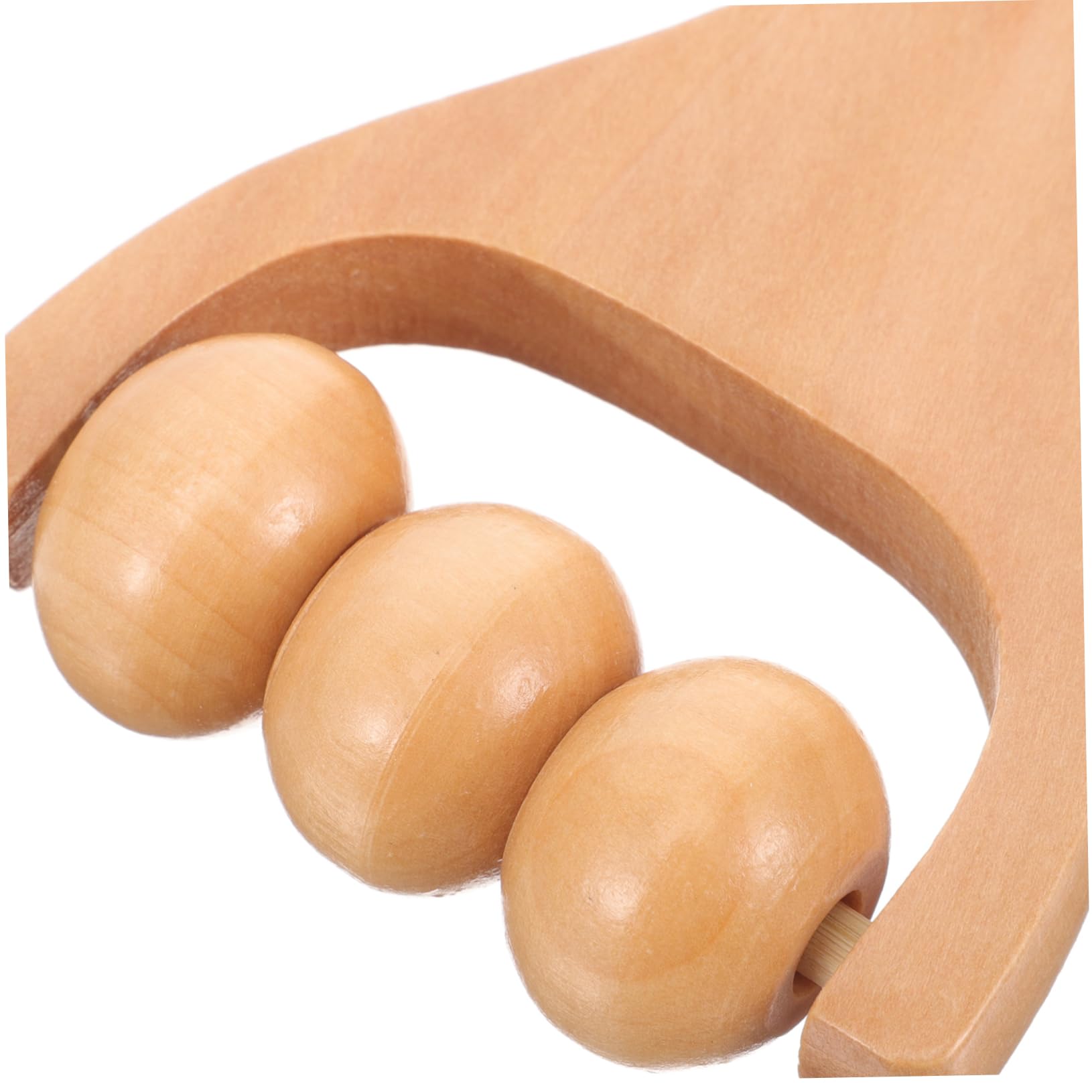 VALICLUD Rodillo de Masaje Manual de Madera para Piernas y Espalda, Fácil de Sujetar, 2 Piezas, Adecuado para Aliviar la Hinchazón y Usar mientras Escuchas Música
