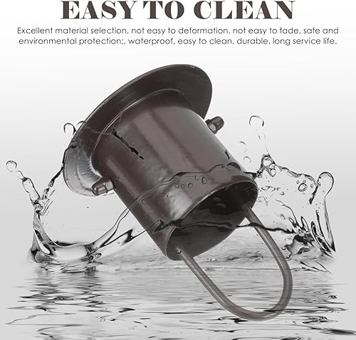 Miniatura 7 de 1 juego decorativo de cadena de lluvia escurridor de cadena de lluvia de jardín accesorio escurridor para cadena de lluvia piezas de cadena de