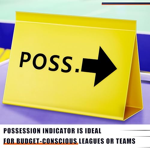 Miniatura 2 de Suzile Indicador de posesión de baloncesto, indicador de presupuesto amarillo, flecha de posesión de baloncesto de plástico ligero para ligas de