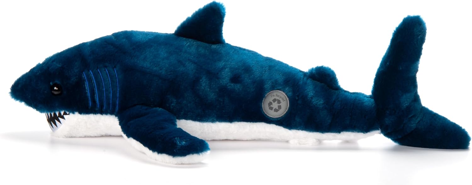 The Petting Zoo Mako Shark Stuffed Animal Plushie, Gifts for Kids, Wild Onez Ocean Animals, Shark Plush Toy 22 inches