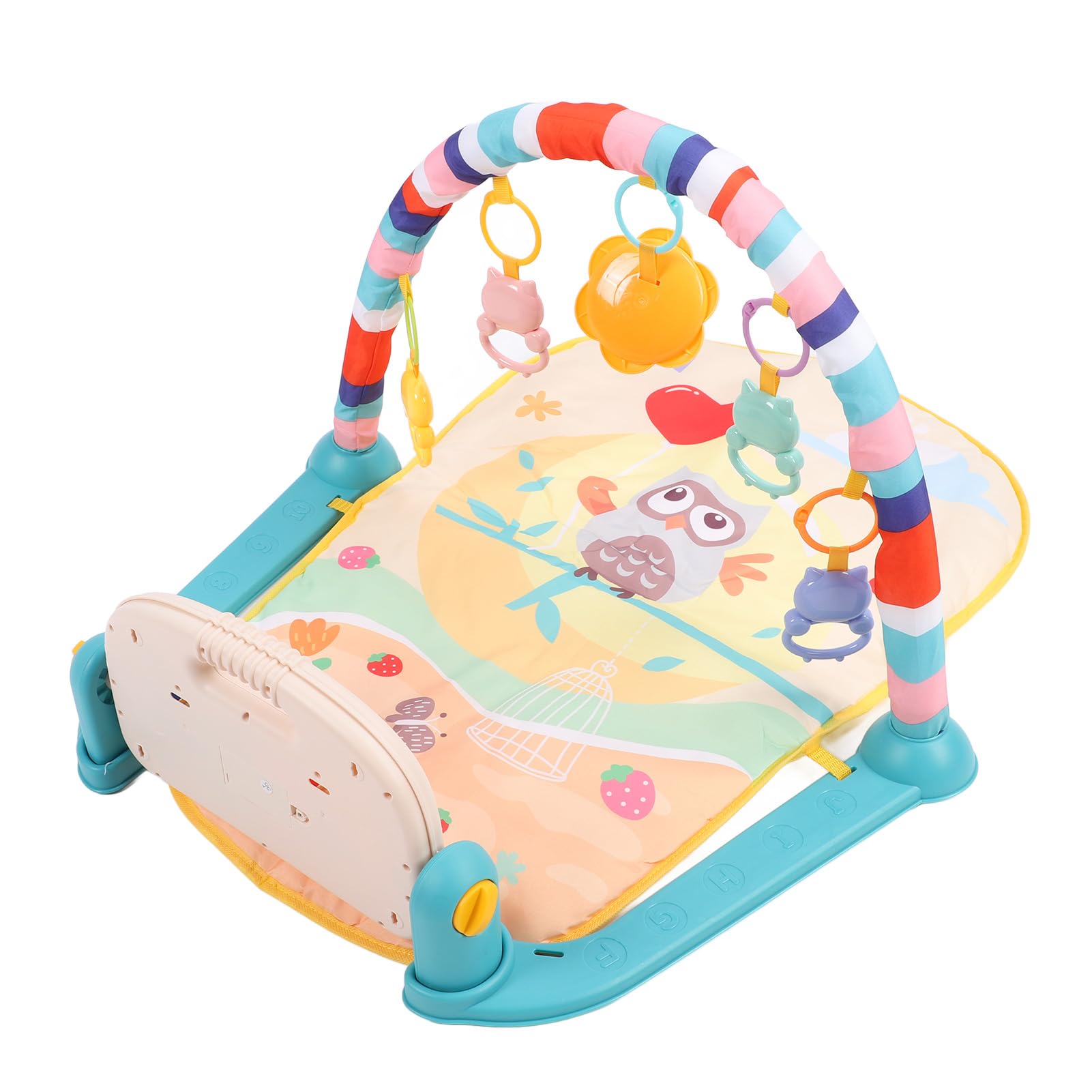 Estera de Gimnasio para Piano de Juego para Bebés, Juguete Educativo Temprano Multifunción, Estera de Actividades Musicales para Niños Pequeños